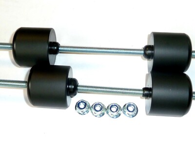 KAWASAKI ZX10R 2006 2007 FRONT & REAR AXLE CRASH PROTECTION PUCKS