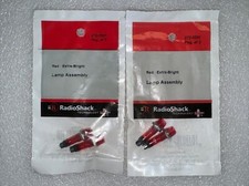 2 Packs Radio Shack Red Extra-Bright Lamp Assembly’s. 12VDC, 60mA. 272-0331. New