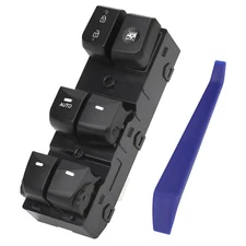 Power Window Switch Control Button for 2014-2016 Hyundai Elantra 93570-3X012 BLK