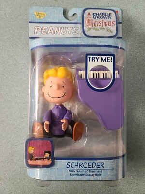 2003 Peanuts Holiday SCHROEDER Musical Piano Charlie