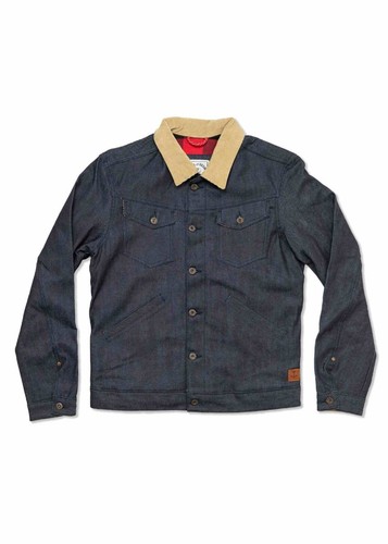 Outdoorjacke Iron & Resin Harris Jacket Denim Cotton Indigo XL - Bild 2 von 5