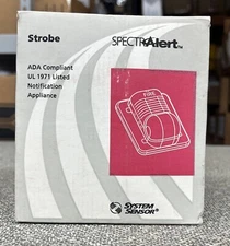 NEW SpectrAlert System Sensor S24110W White Strobe  24V 110cd