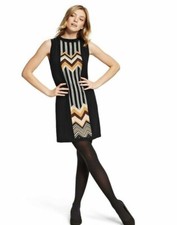 NEW MISSONI for Target 20th Anniversary Black Chevron Zig Zag Dress M Medium