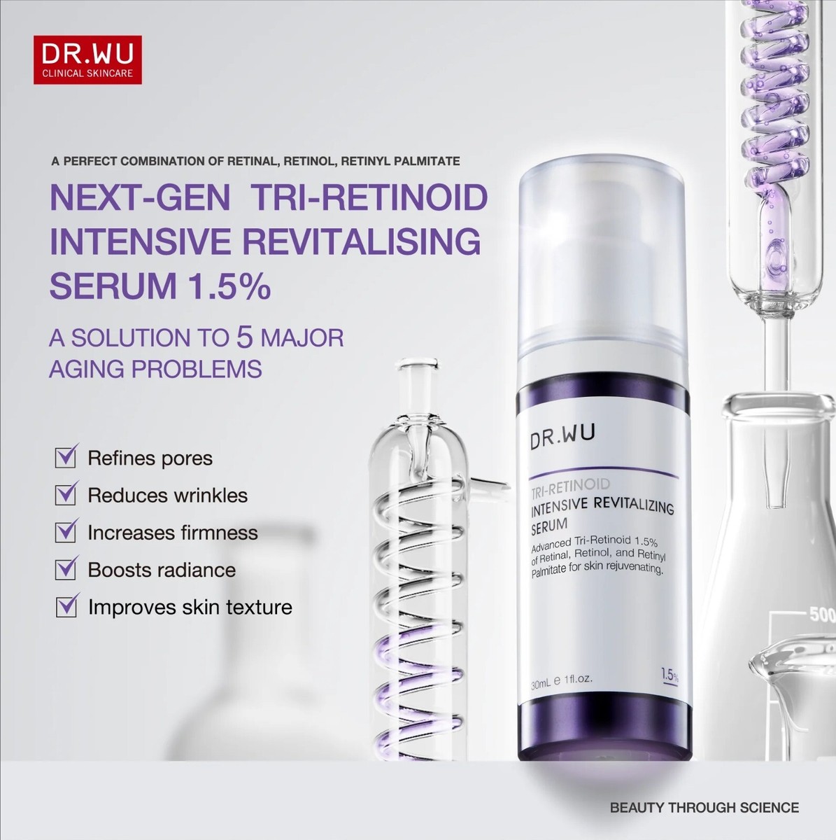 DR.WU 1.5% Tri-Retinoid Intensive Revitalizing Serum 30mL | eBay
