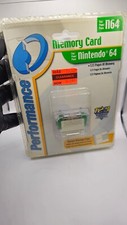 Nintendo 64 - N64 - Performance Memory Card - Complete in Case -