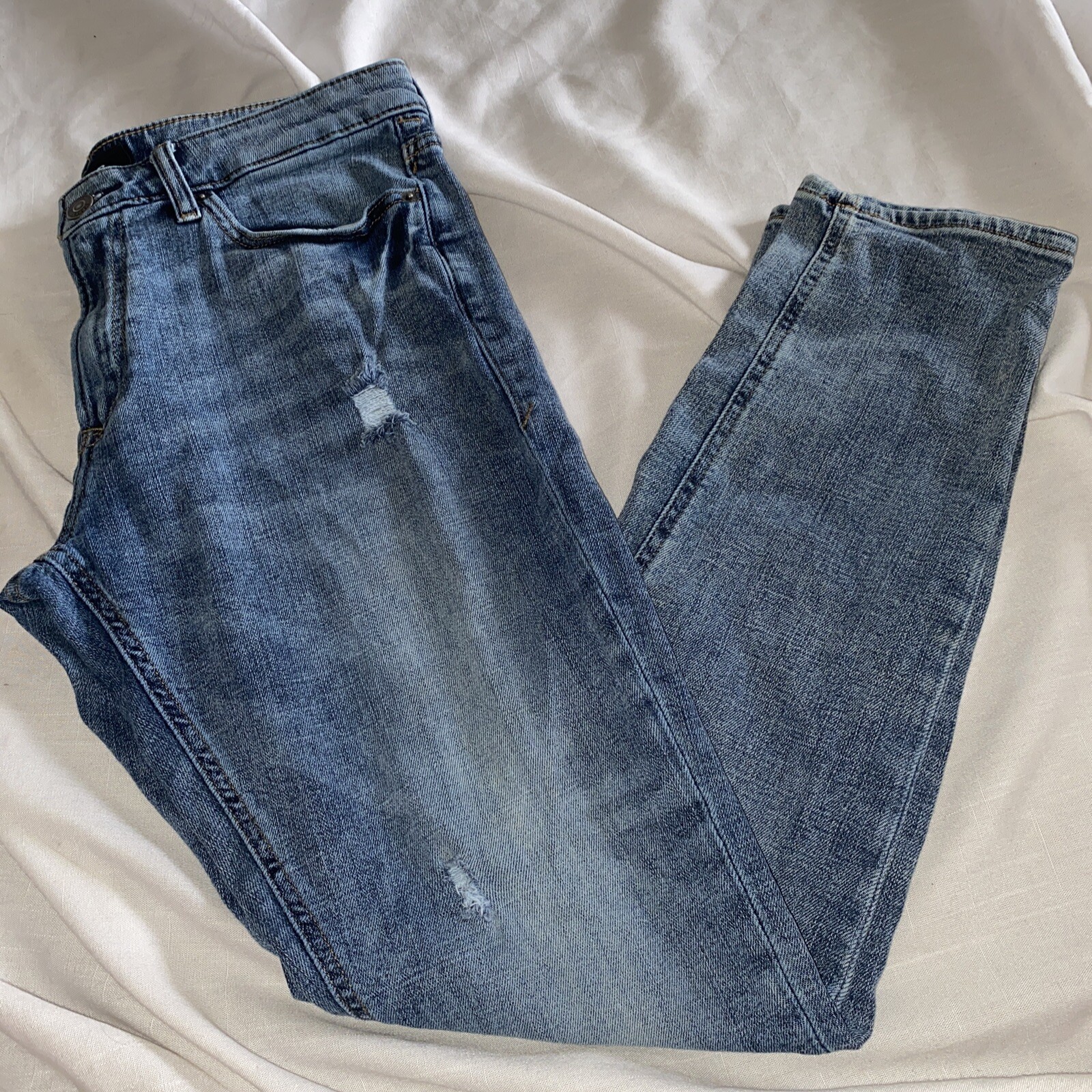 Express Men's Jeans Size 34x32 Skinny Fit Blue Denim Jeans Pants eBay