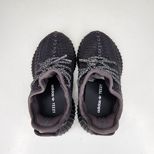 Adidas Yeezy Boost 350 V2 Black Pirate Non Reflective Infant 7K FU9011 Worn Once - Picture 8 of 13
