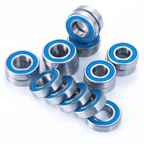 Blue Ball Bearing Metric Rubber Sealed Chrome Steel For 1/10 Axial TRX6 ABEC3 P6 - Picture 99 of 186