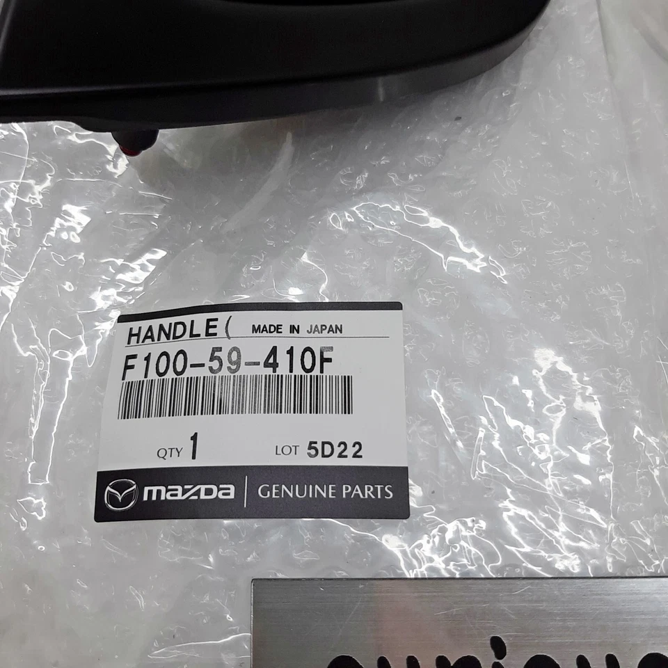 Juego de perillas de manija de puerta exterior (derecha y izquierda) Mazda OEM para FD3S RX7 RX-7 Foto 3 de 4