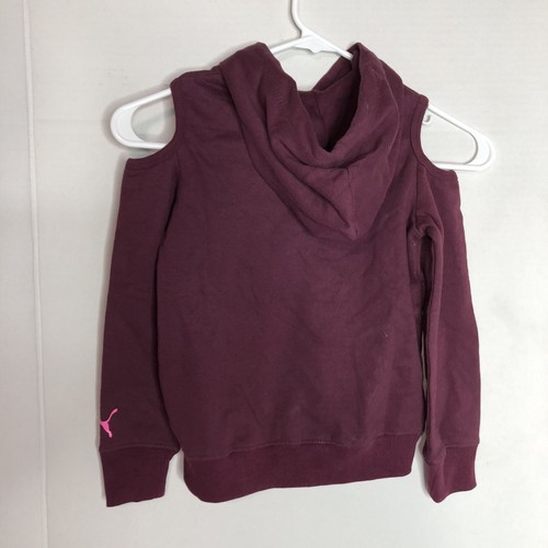 Puma Girls Kids Sweater 5 Color Fig Off Shoulder Design NWT original Price $40 - Picture 2 of 7
