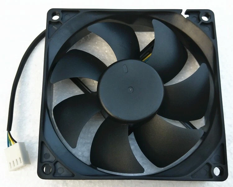 1X AVC DS09225R12H 12V 0.41A 92*92*25MM 9CM PWM CPU 4pin Cooling Fan Fast Ship - Image 3 of 3