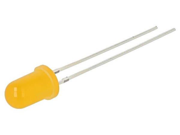 2X OSO5PA5B64A-1MA Led 5Mm Orange 220-330Mcd 60° Front: GewöLbt 1,8-2,2V 66Mw Op-image