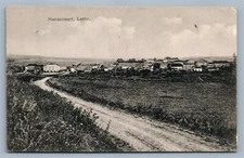 GERMANY HARRAUCOURT LOTHR ANTIQUE POSTCARD FELDPOST MILITARY WWI