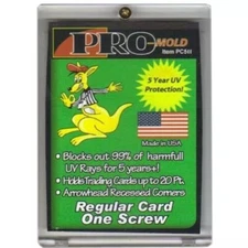Trading Card Supplies Pro-Mold ONE SCREW REGULAR CARD HOLDER (20 Pt.)(PC5II) QTY