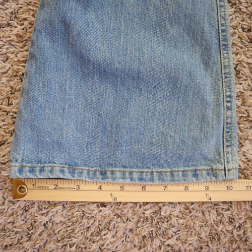 Vintage Abercrombie & Fitch Flare Leg Stone Wash Low Rise Jeans Size 2 Waist 30" - Imagen 16 de 17