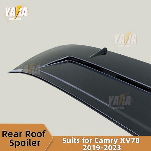Gloss Black Rear Roof Spoiler for Toyota Camry XV70 2018-2024 Voretx Style - Picture 5 of 11