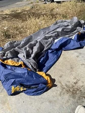 REI NiteLite 2-Person 3-Season Tent w/ Vestibule & Rainfly - Gold & Blue Grey