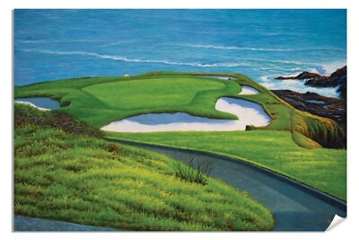 Pebble Beach Golf Links 7th Golf Club Hole 7 Course AT&T Pro-Am