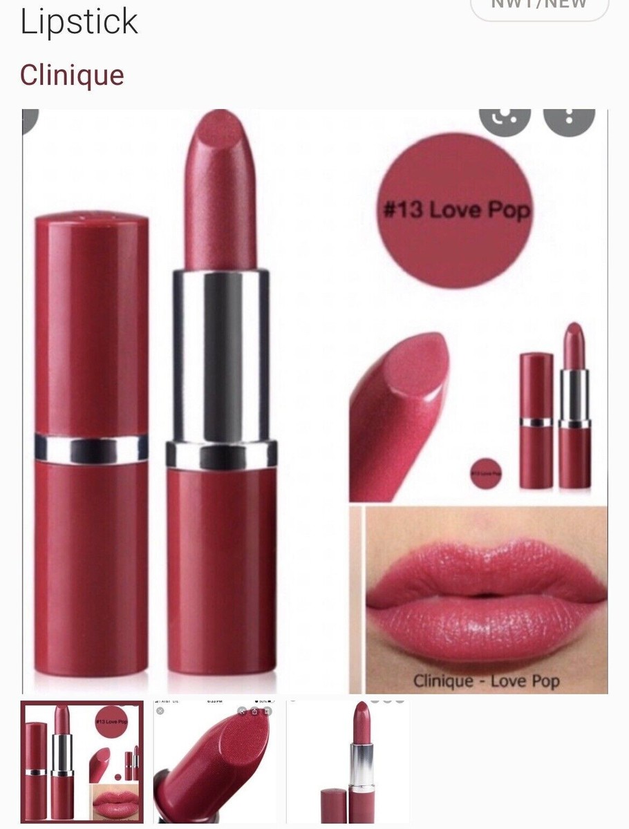 Lot of 2x Clinique Pop Lipsticks Lip Colour + Primer 13 LOVE POP