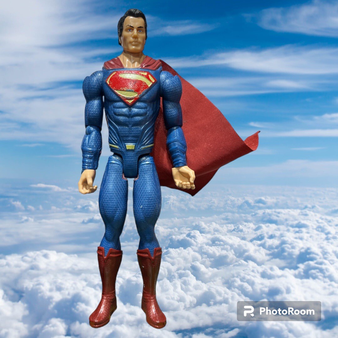 Superman Collectible Action Figure 12” inch Mattel 2015 DLN32 DC