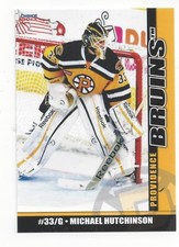2012-13 Providence Bruins (AHL) Michael Hutchinson (goalie)