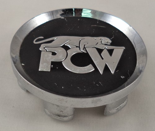 PCW Wheel Chrome / Black Custom Wheel Center Cap Caps Set 2 (1) # 110 - Picture 2 of 5