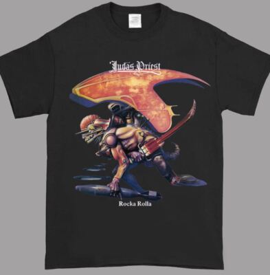 Judas Priest Rocka Rolla Rare New Black T-Shirt | eBay