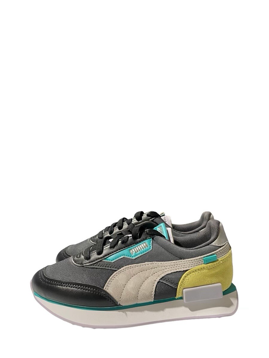 大人気!! Women☆Puma Future Rider Pop Athletic Shoe Size 6 - PUMA Future Rider Soft Metal Ebony Purple Heather W