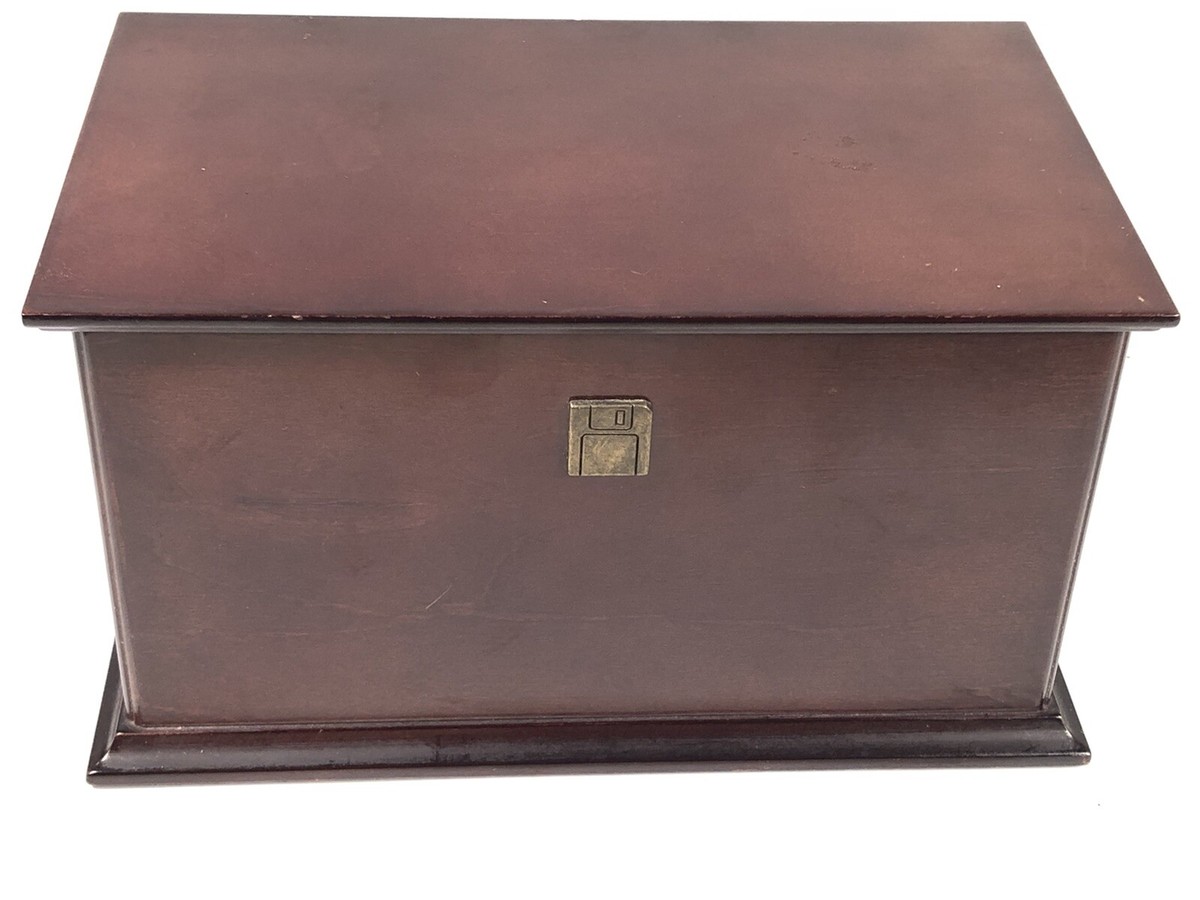 Vintage Bombay Company Cherry Floppy Diskette Storage Box Display