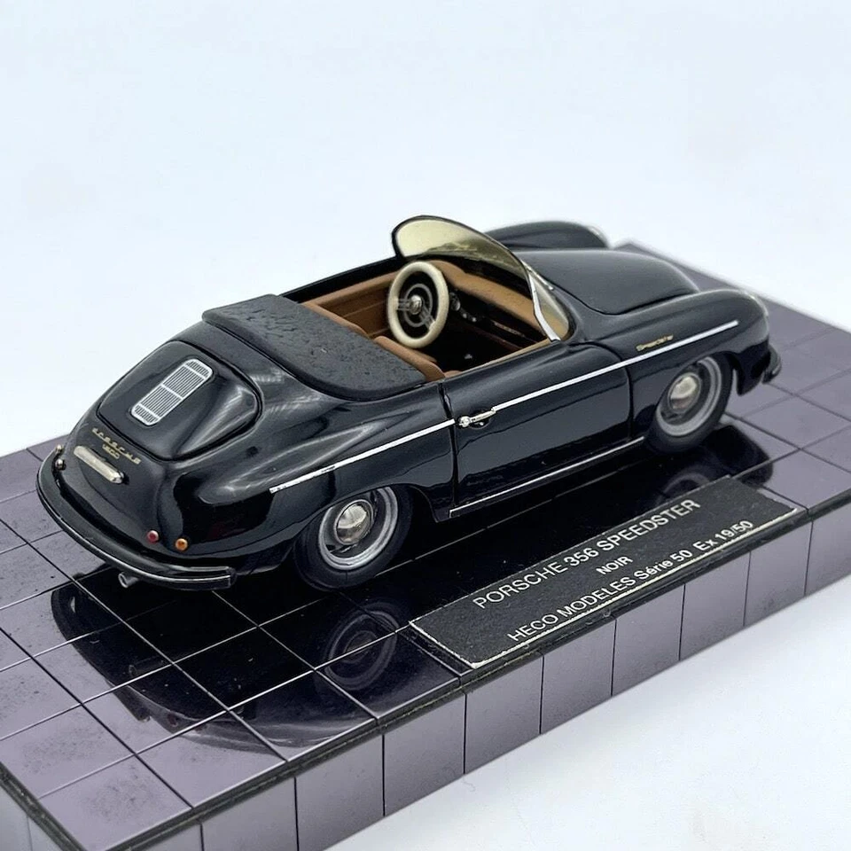 Modellino Auto Heco Modeles Factory Build 1/43 Porsche 356 Speedster noir - Immagine 2 di 4