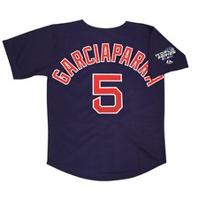 Nomar Garciaparra 2004 Boston Red Sox Men's Alt Navy World Series Jersey