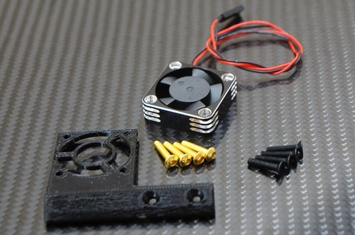 Motor Cooling Fan Mount w/ HV Aluminum (30x30mm) Associated Pro SC10, SR10, DB10 - Picture 9 of 9