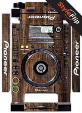 Pioneer CDJ-2000 Skin | Wood #4 | Protective Decal | StyleFlip Skins