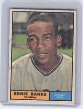 1961 Topps Baseball #350 Ernie Banks Chicago Cubs VG-EX