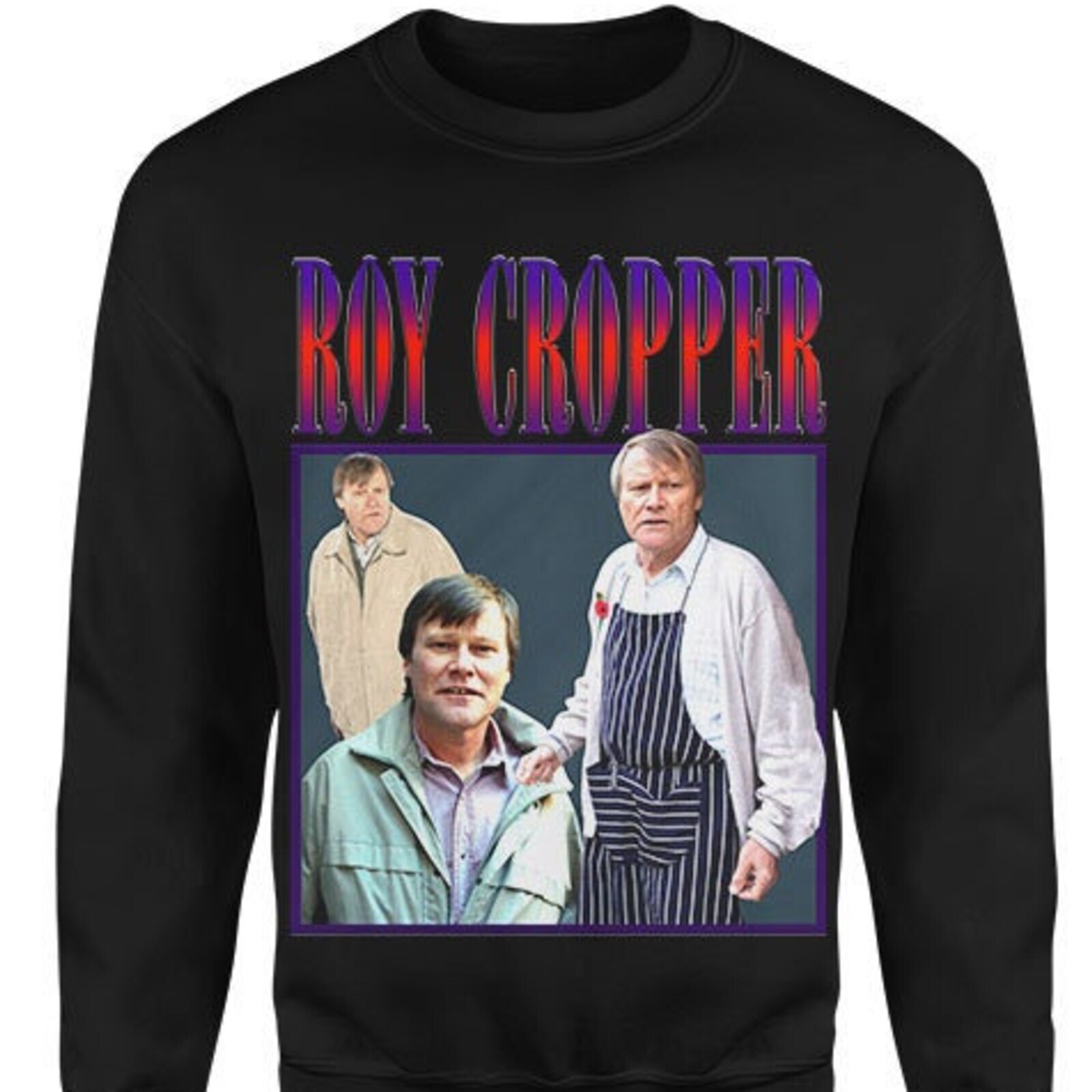 ROY CROPPER Homage Sweatshirt, For Coronation Street Fans, Unisex Jumper, Cozy C