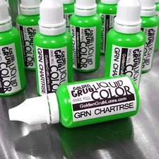 NEW 1 OZ. GREEN CHARTREUSE Liquid Color Dye Fishing Lure Making bait plastisol