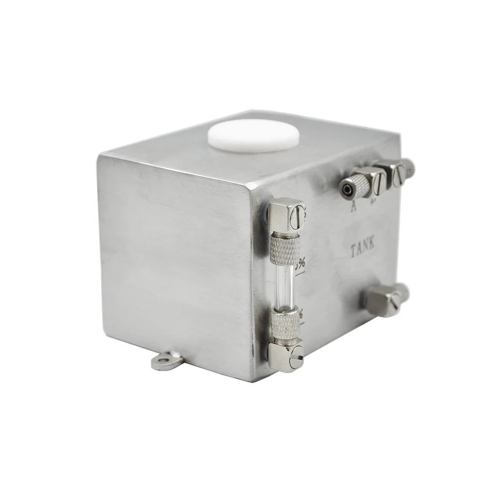 200ml Mini Hydraulische Metall Kraftstoff Tank Mit Öl Menge Display Für Benzin - Bild 2 von 4