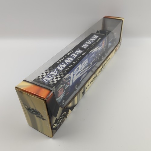 2003 Ryan Newman Hot Wheels Victory Lane Transporter Limited Edition Die Cast - Picture 5 of 9