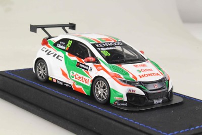 1/43 Mark Honda CIVIC FK2 WTCC T. Monteiro #18 Castrol Honda World