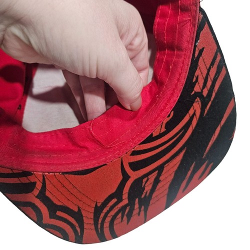 Chicago Bulls Red Black Snapback 23 Micheal Jordan Embroidered Bear Basketball - Picture 12 of 15
