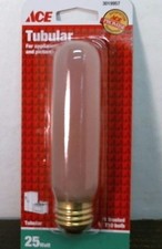 ACE 3019957 Tubular 25W Appliance Light Bulb,...