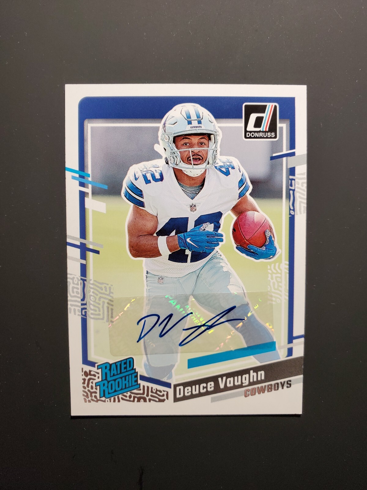 2023 Panini Donruss DEUCE VAUGHN #324 RC Rookie Auto Cowboys
