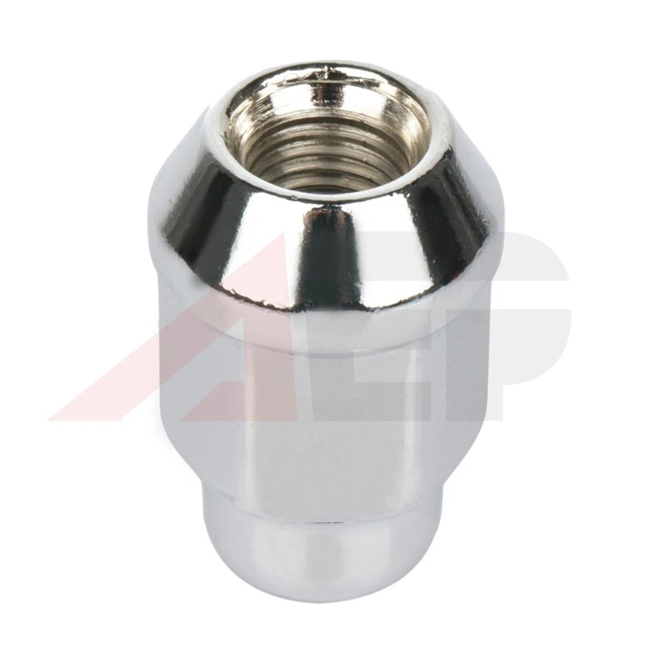 20 tuercas de rueda cromadas de 0,90" de ancho 7/16-20 para Chevrolet Impala Fleetline Foto 4 de 4