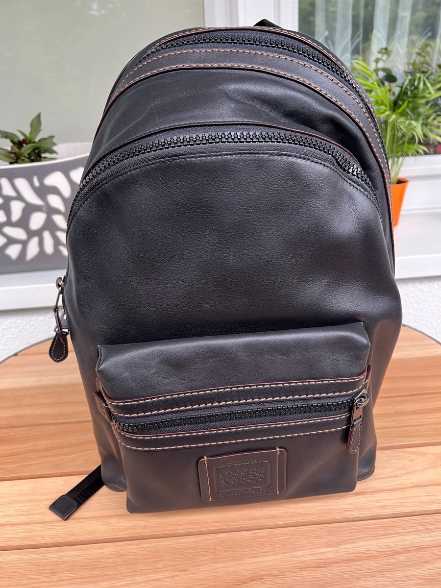 Coach Academy Leather Backpack in Dark Brown Brand New with tags