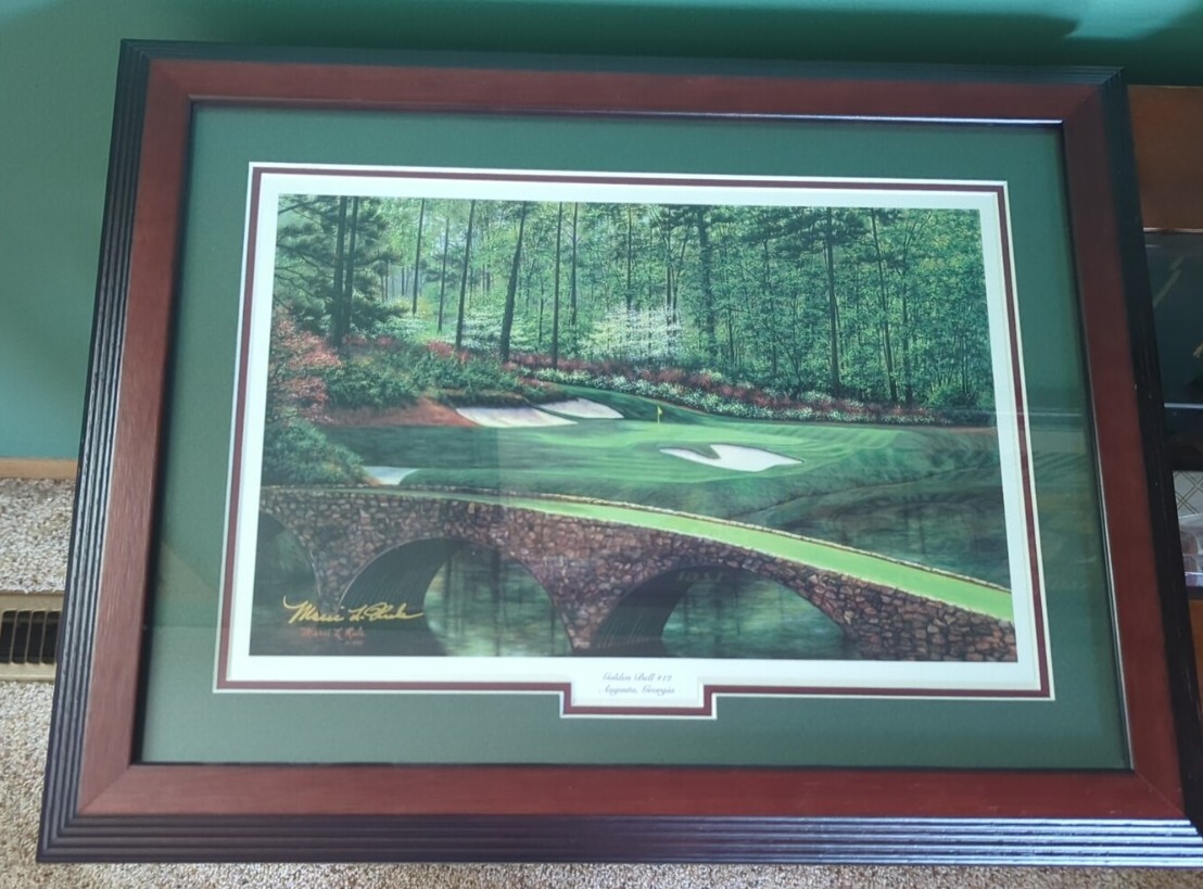 Masters 12th Hole Golden Bell Augusta National Golf Club- Marci L
