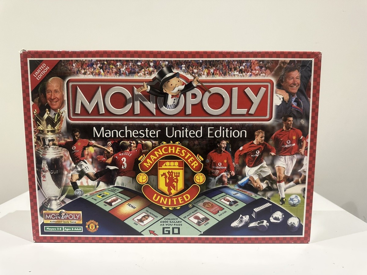 Monopoly Hasbro Board Game - Manchester United Edition - 1999 