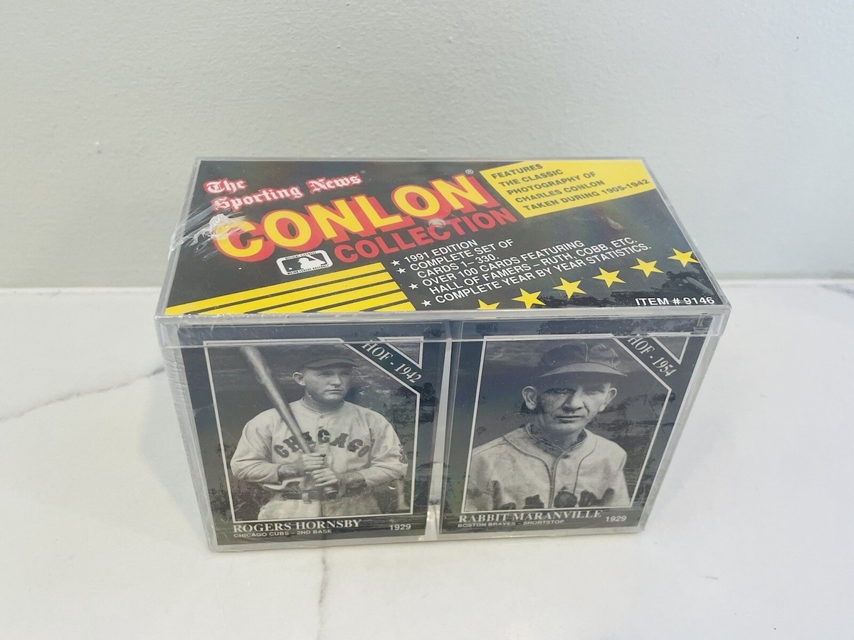 1991 SPORTING NEWS CONLON COLLECTION BASEBALL SEALED COMPLETE SET