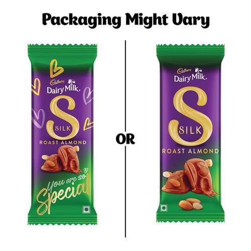 Cadbury Dairy Milk Silk Roasted Almonds Chocolate Bar, Pack of 3 x 143g - Picture 10 of 10