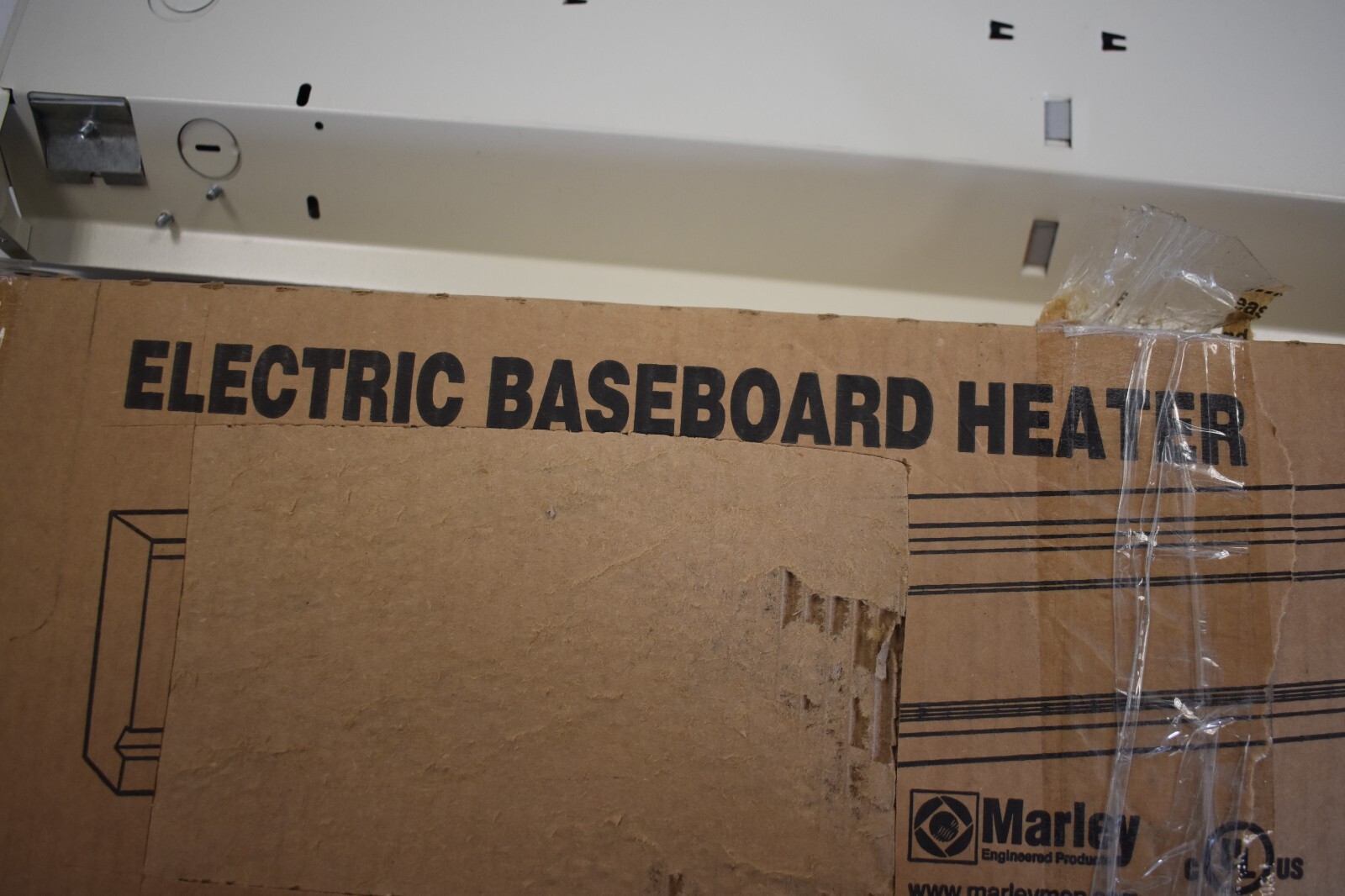 Qmark Heater 500W 120V 2.5 Foot Residential Baseboard Heater Beige 25126W