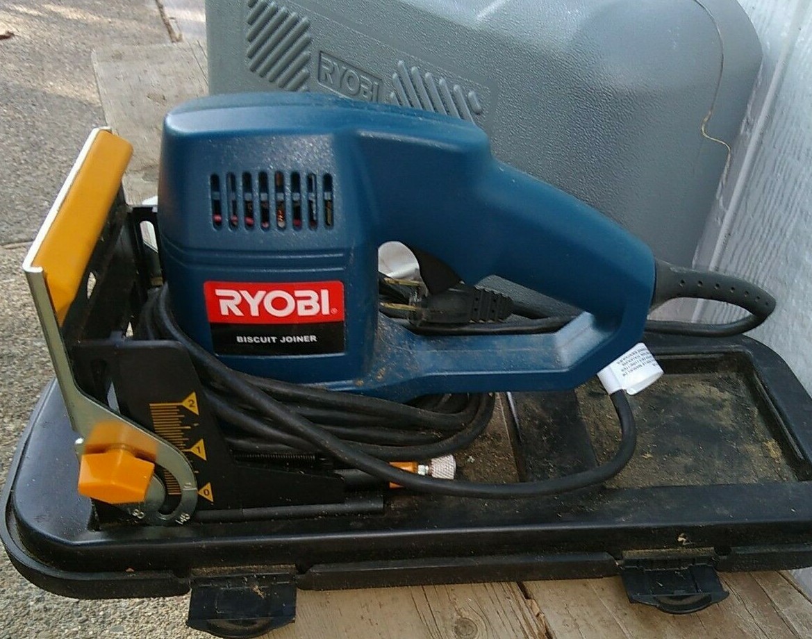 Ryobi JM81 Biscuit Plate Joiner with Hard Case used one time eBay